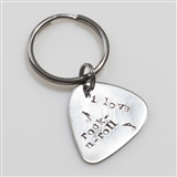 I Love Rock 'n' Roll Pick Keychain