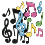 Musical Notes Wall Clings