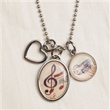 Music Lover Charms Necklace