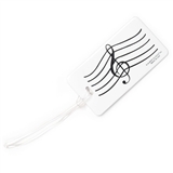 Treble Clef Luggage ID Tag