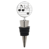 Spotlight Music Notes Bottle Stopper