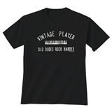 Vintage Keyboard Player &#039;Old Dudes Rock Harder&#039; T-Shirt