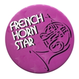 French Horn Star Button