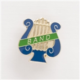 Lyre &#039;Band&#039; Enameled Pin