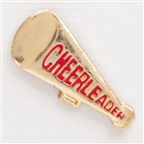 Cheerleader Megaphone Pin