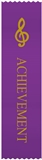 G-Clef Purple &#039;Achievement&#039; Ribbons, Set of 10