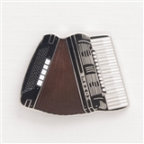 Accordion Enamel Pin