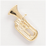 Golden Baritone Horn Pin