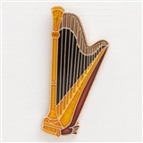 Harp Enamel Pin