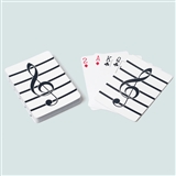 G-Clef Playing Cards