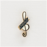 Mini G-Clef 'Chorus' Pin