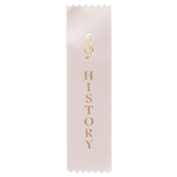 G-Clef Gray 'History' Ribbons, Set of 10 (old style)