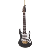 Black Electric Guitar Ornament