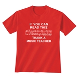 'Thank A Music Teacher' T-Shirt