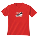 Silvery Keyboard and Staff T-Shirt