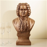 Bach Cast Stone Bust