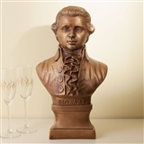 Mozart Cast Stone Bust