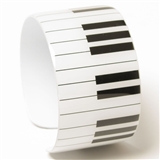 Keyboard Metal Cuff Bracelet