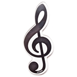 Cut-Out Treble Clef Magnet