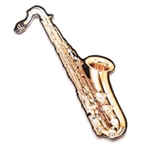 Cut-Out Saxophone Magnet