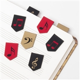 Notes &amp; Clefs Magnetic Bookmarks