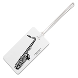 Saxophone Luggage ID Tag