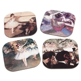 Degas Dancers Coasters Set With Stand