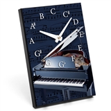 Chromatic Scale & Instrument Design Desk Clock