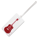 Acoustic Guitar Luggage ID Tag