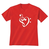 Heart of Clefs Clef T-Shirt