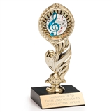 Waves Column Music Trophy