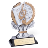 G-Clef & Wreath Music Trophy