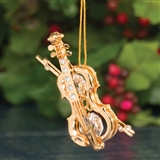 Violin 24kt Gold-Plated Ornament