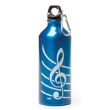 Blue G-Clef Water Bottle