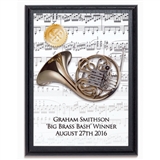 Personalized Music Award Wall Plaque