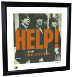 Beatles 'Help!' Single Framed Lithograph