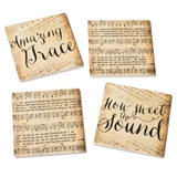 Amazing Grace Absorbent Tile Coasters