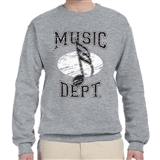 Music Dept. Music Note Sweatshirt