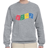 Four Music Symbols Sweatshirt