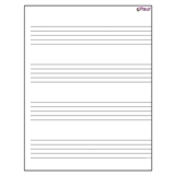 Erasable Music Staff 17 x 22 Chart