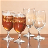 Iced Tea 'Do-Re-Mi' Glasses, Set of 2