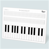 Keyboard & Grand Staff Dry Erase Board