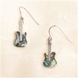 Abalone Guitar Earrings