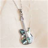 Abalone Guitar Necklace