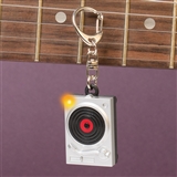 Turntable Keychain With Light &amp; Sound