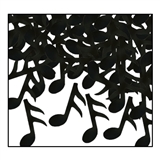 Fanci-Fetti Black Musical Notes Confetti