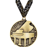 Gold Grand Piano Medal