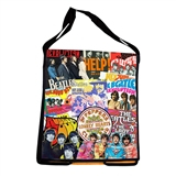 The Beatles Recycled Messenger Tote