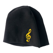 Treble Clef Knitted Cap