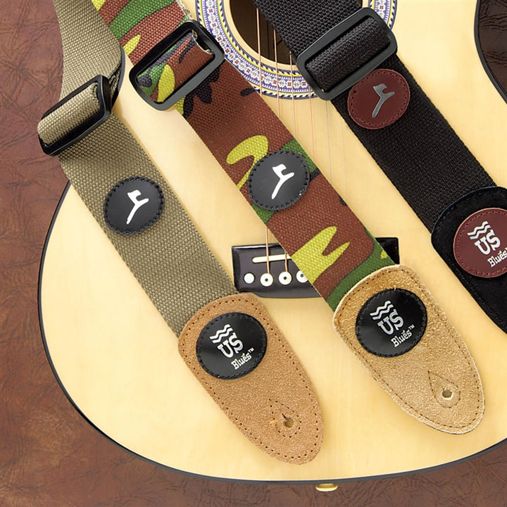 Canvas & Suede Guitar Strap